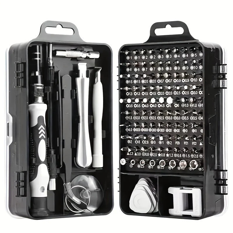 115-in-1 Small Screwdriver Set, Professional Repair Tool Kit for Phone, Computer, Watch, Console, Eyeglass and Electronic. Best for Fathers Days