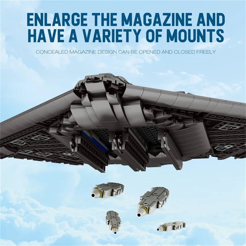 Lego STYLE B2 Stealth Bomber 2063pcs Building Blocks