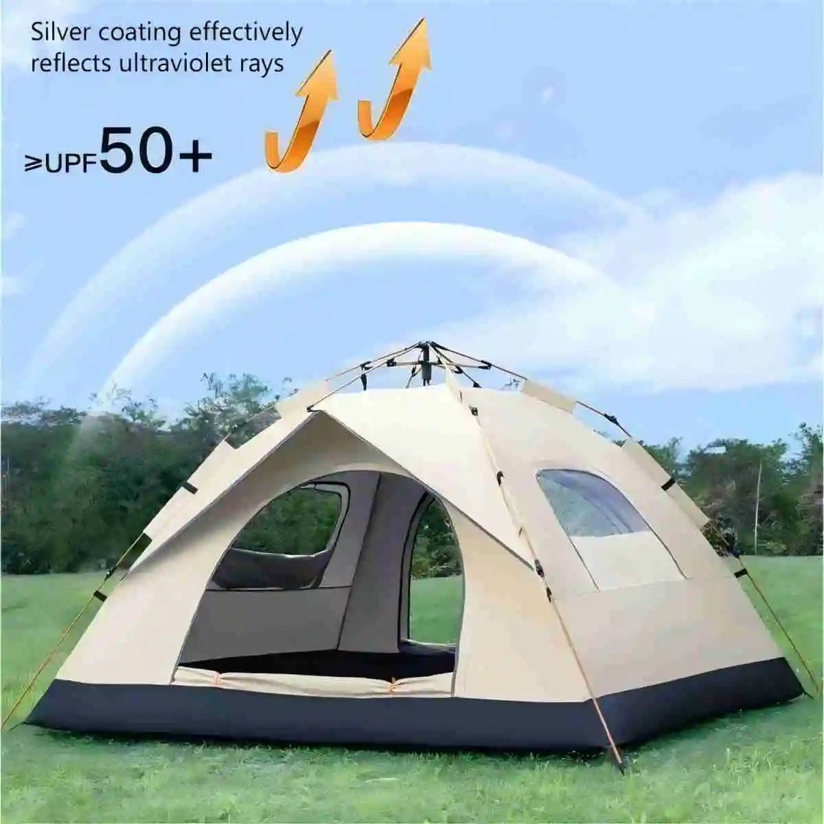Pakicetus Automatic Quick-Open Outdoor Family Tent