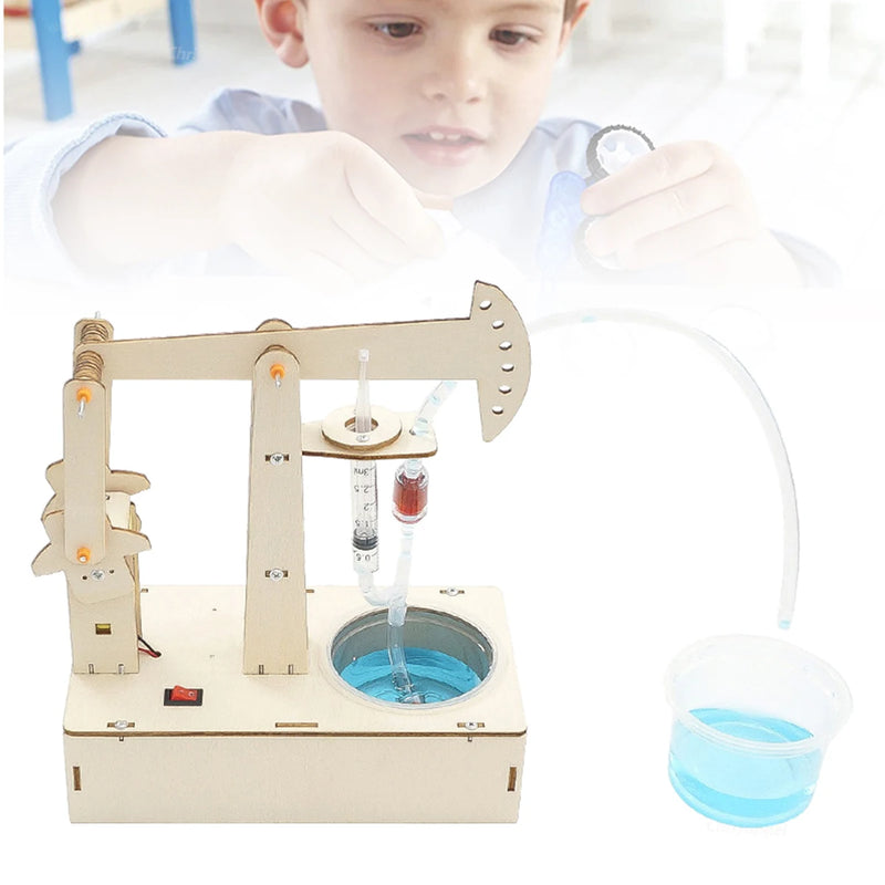 Kids STEM Toys DIY Pumping Unit Model Kit