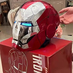 1:1 Iron Man MK5 Helmet – Wearable & Transformable Electronic Helmet, Voice-Activated Opening & Closing, Cosplay Costume Prop, Collectible Decoration & Gift