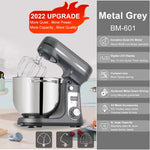 BioloMix Kitchen Food Stand Mixer, Blender, Quiet Motor, Cream Egg Whisk, Whip Dough Kneader, 6-Speed, 1200 W, 6 L