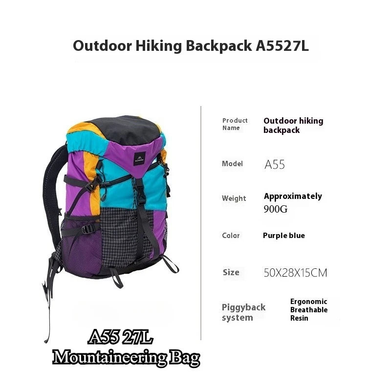 MOUNTAINHIKER Outdoor Camping Backpack, Mountaineering Bag Multifunctional