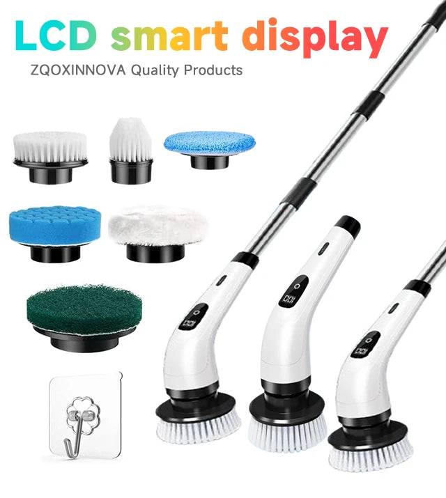 Cordless Household Spin Scrubber Kitchen Gadgets Hairbrushes Bathroom Broom Toilet Multipurpose Cleaning Brush Electric Mops