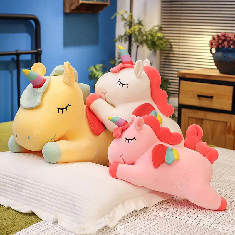 Cute Unicorn Plush Toy Rainbow Angel Unicorn