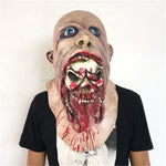 Realistic Scary Zombie Mask – Creepy Horror Face Mask for Adults, Halloween Costume Prop, Zombie Cosplay & Carnival Party Accessory