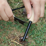 Bear Grylls Survival Fire Starter Magnesium Flint Rod, Portable Emergency Firesteel Kit
