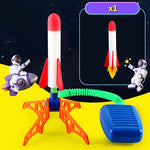 Kids Rocket Launcher Step Pump Power Air Pressed Stomp Outdoor
