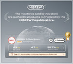 HiBREW 20Bar Semi Automatic Espresso Coffee Machine Temperature Adjustable 58mm Portafilter Cold/Hot Coffee Maker Metal