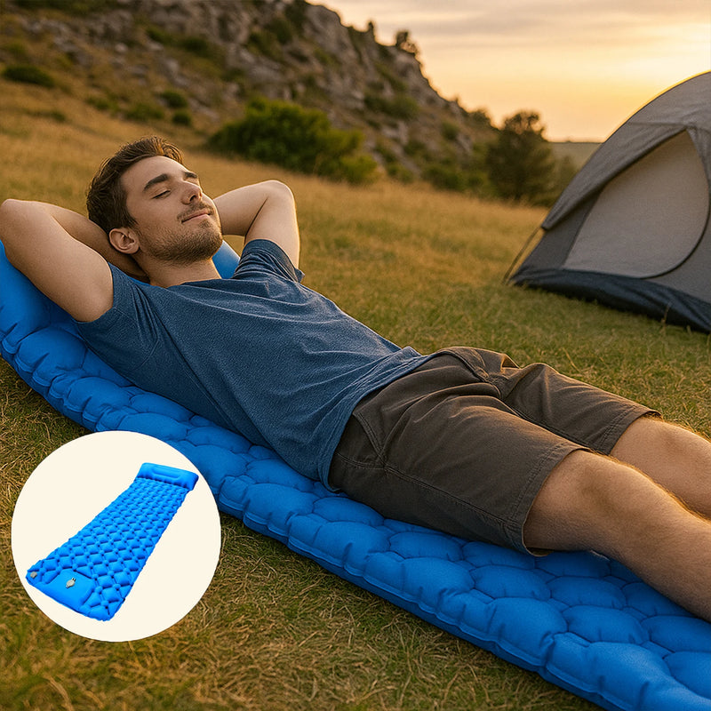 Inflatable Mattress Sleeping Pad Ultralight Camping Mat Air Mattress Camp mat for Hiking Tent Travel Backpacker