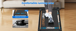 RAMYPOKET Walking Pad Treadmill with 9% Incline APP Control, 3-Window LED 2.5HP Under Desk Treadmill 120KG Capacity 1-8 Km/h Treadmill Running Machine