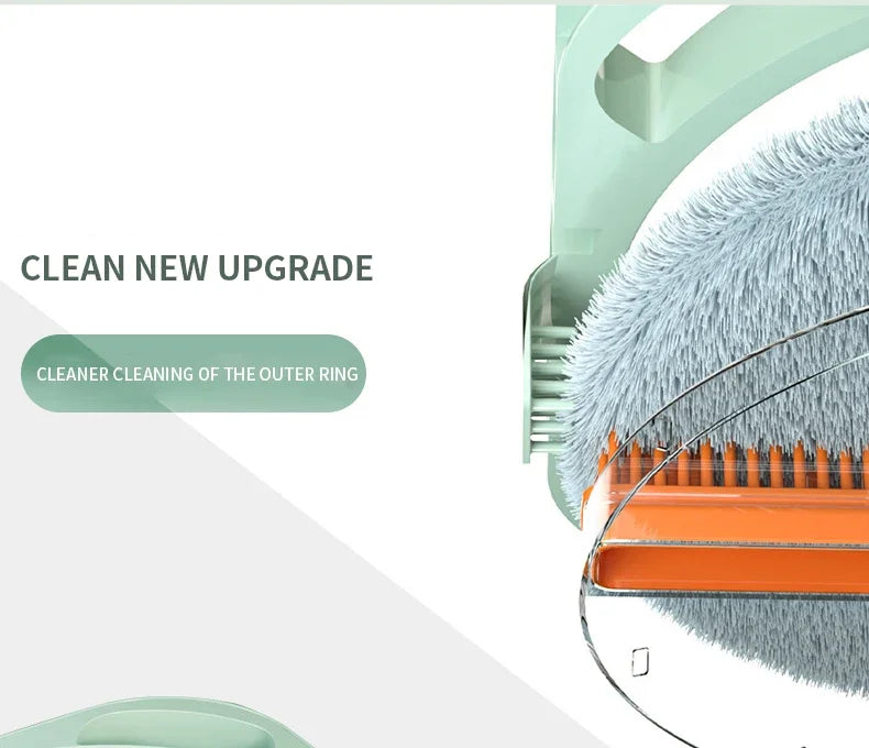 Rotating Mop Microfibers Mop and Bucket Set Floor Washing Mops Triangle Window Washing Mops Household Cleaning Tools for Home