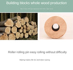 Beccarat Wooden Rolling Pin Professional Dough Roller Non-Stick Rolling Pin for Pasta Dough Pizza Baking Cookies Biscuit Fondant Cake