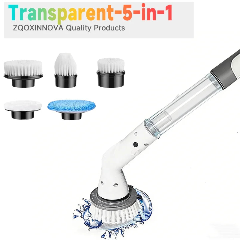 Cordless Household Spin Scrubber Kitchen Gadgets Hairbrushes Bathroom Broom Toilet Multipurpose Cleaning Brush Electric Mops