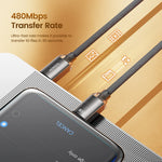 Toocki PD100W Fast Charging Cable USB C To C