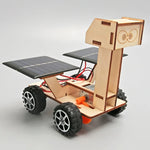 Solar Car Lunar Exploration Vehicle Children's Diy Hand-Assembled Model