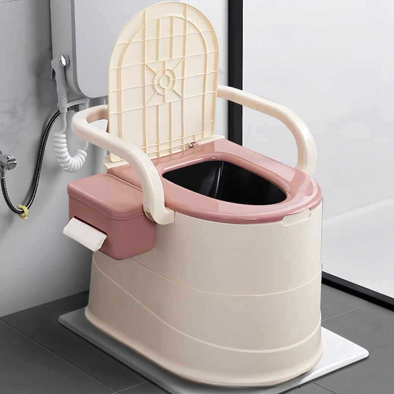 east Camping Portable Camping & Emergency Toilet with Lid – Grey