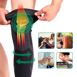 1/2PCS Full Leg Copper Compression Sleeves for Men And Women Long Knee Brace Support for Basketball, Running, Workout, Cycling