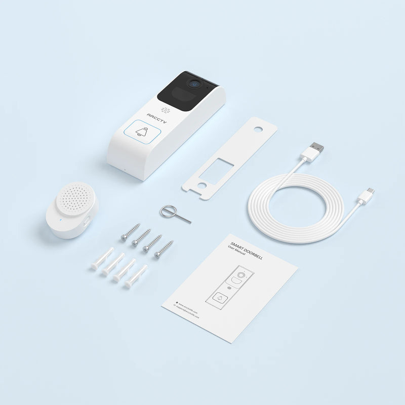 ARCCTV Video Doorbell Camera, 2K Dual-band WiFi