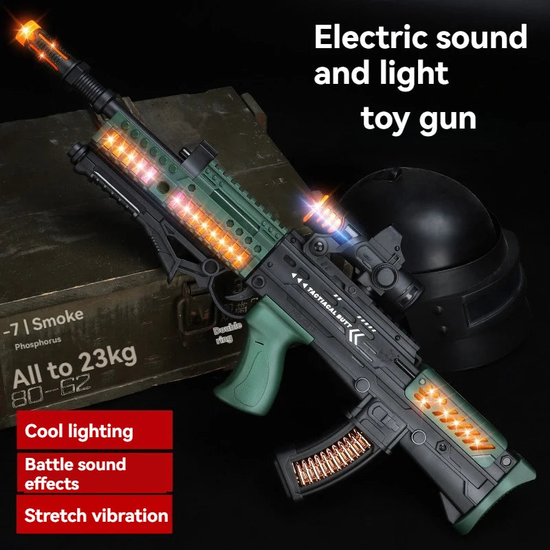 AK/SCAR Toy Rifle – Sound, Light & Vibration