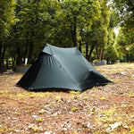 Aricxi tent 2 Person Outdoor Ultralight Camping Tent 3 Season Professional 15D Silnylon Rodless Tent grey black