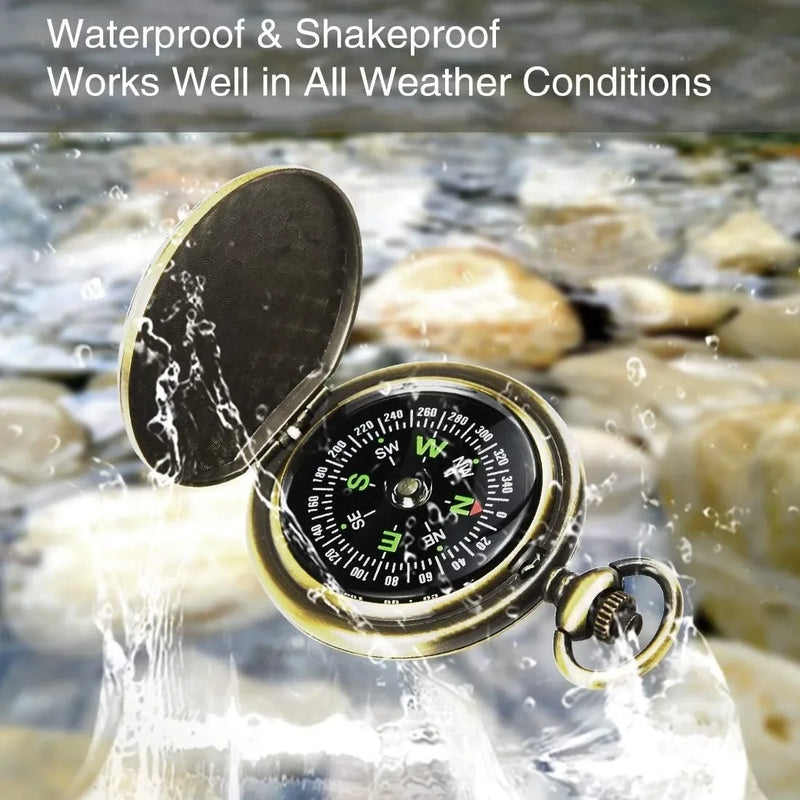 Hiking Compass for Camping, Hiking & More Military Style