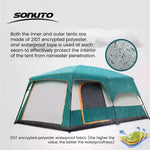 SONUTO Heavy Duty Large Camping Tent