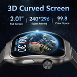 LAXASFIT 2.01 Inch Curved Screen Smart Watch