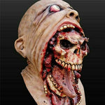 Realistic Scary Zombie Mask – Creepy Horror Face Mask for Adults, Halloween Costume Prop, Zombie Cosplay & Carnival Party Accessory