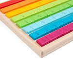 Wooden Montessori Teaching Math Toys Colour Fraction & Adding Sticks