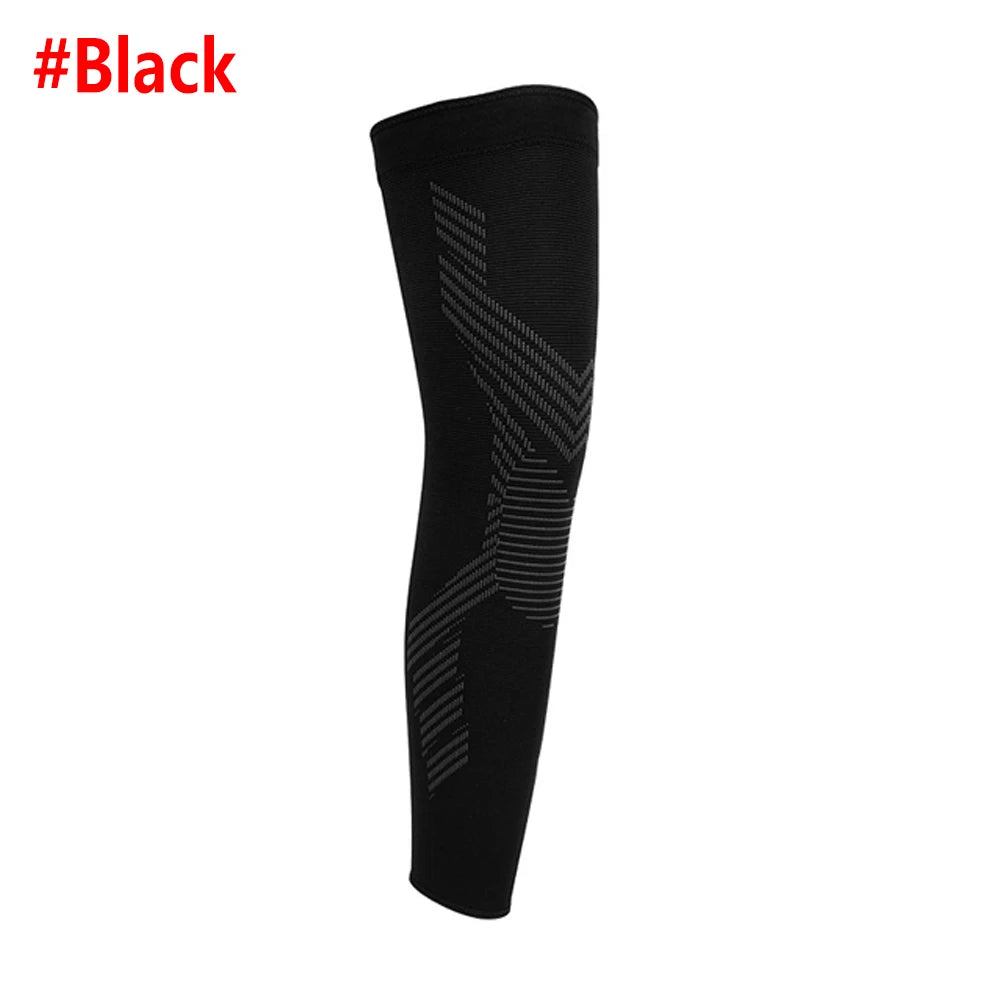 1/2PCS Full Leg Copper Compression Sleeves for Men And Women Long Knee Brace Support for Basketball, Running, Workout, Cycling
