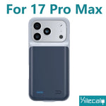 Xilecaly Smart Battery Charger Case For iPhone, Battery Pack Power Bank External Charging Cover For iPhone