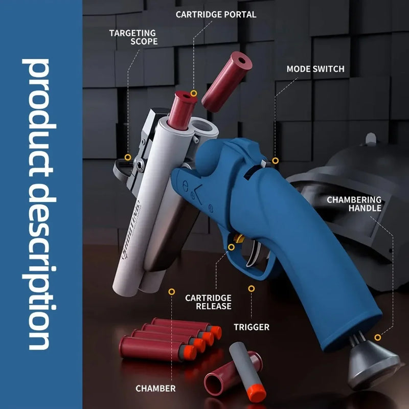 Double Barreled Toy Shotgun Dart Blasters