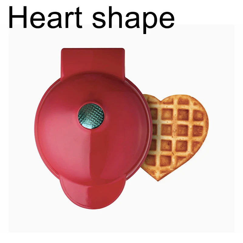 CILANDAR 110V&220V Electric Mini Waffles Maker Machine Kitchen Cooking Appliance for Kids Breakfast Dessert Pot