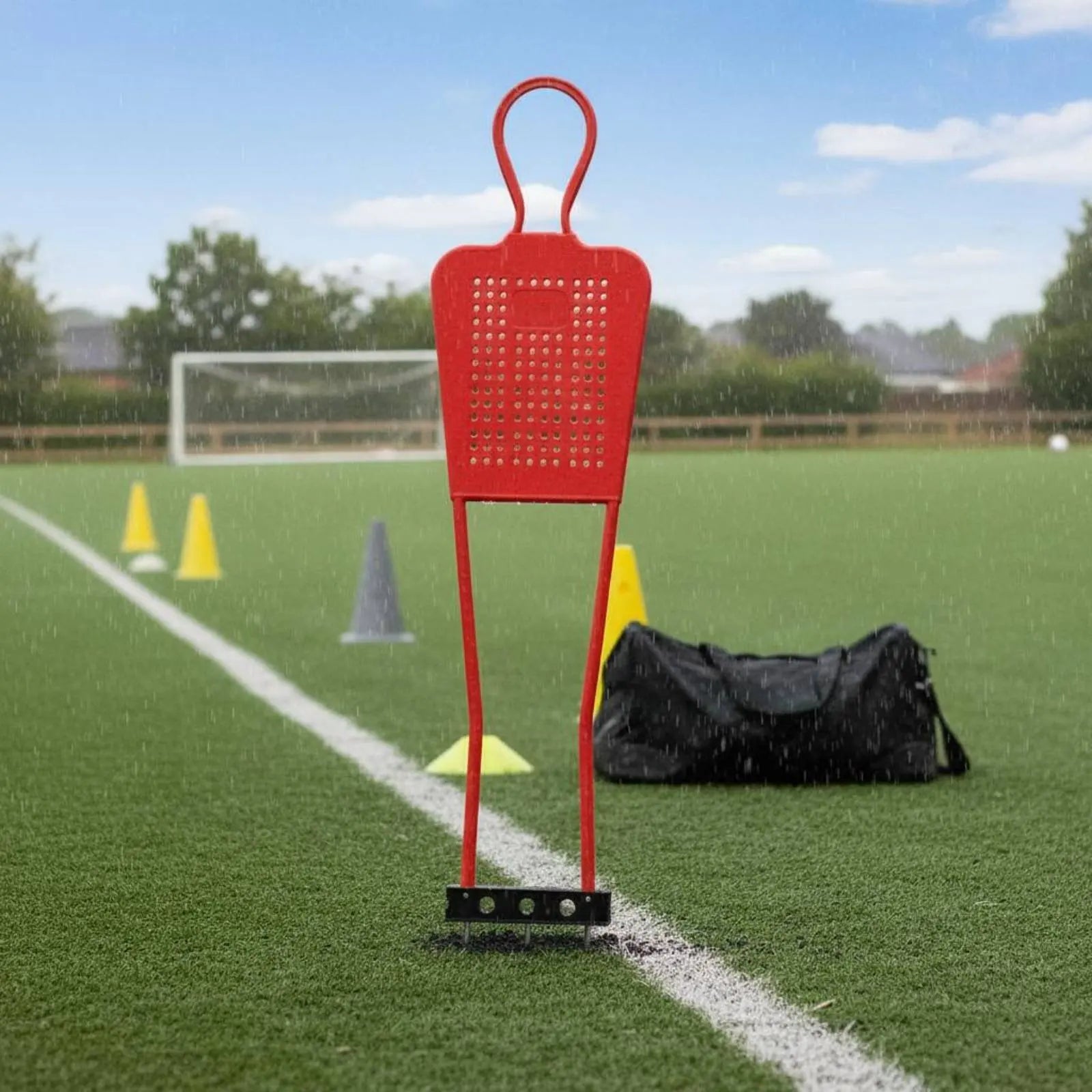 Fit & Smith Soccer Wall Mannequin Long-Lasting Plastic Football Unrestricted Kick Mannequin Training Obstacle Mannequin High Visibility