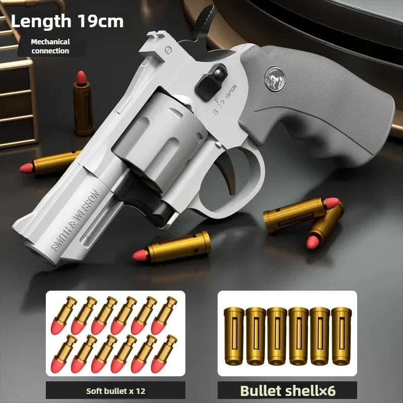 Toy Revolver Continuous Firing ZP5 Soft Dart Blaster Toy