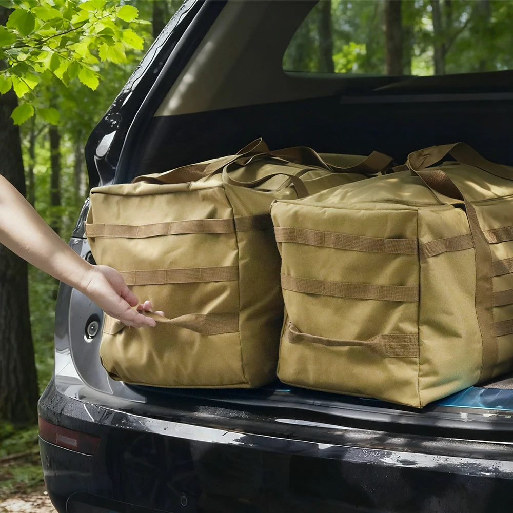 Large Camping Duffle Bag 60L/90L Capacity Camping Backpack