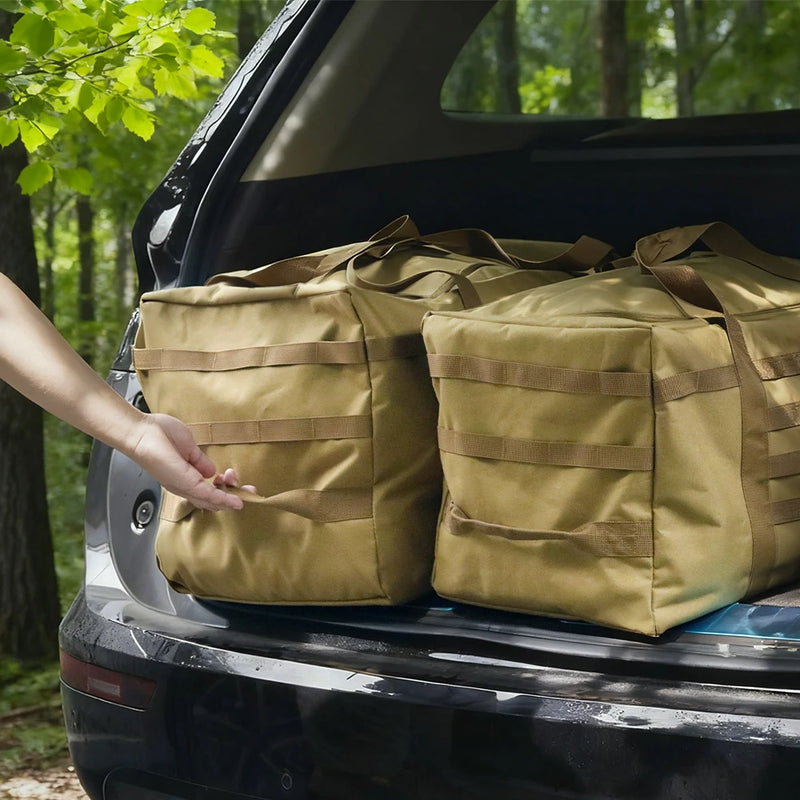 Large Camping Duffle Bag 60L/90L Capacity Camping Backpack