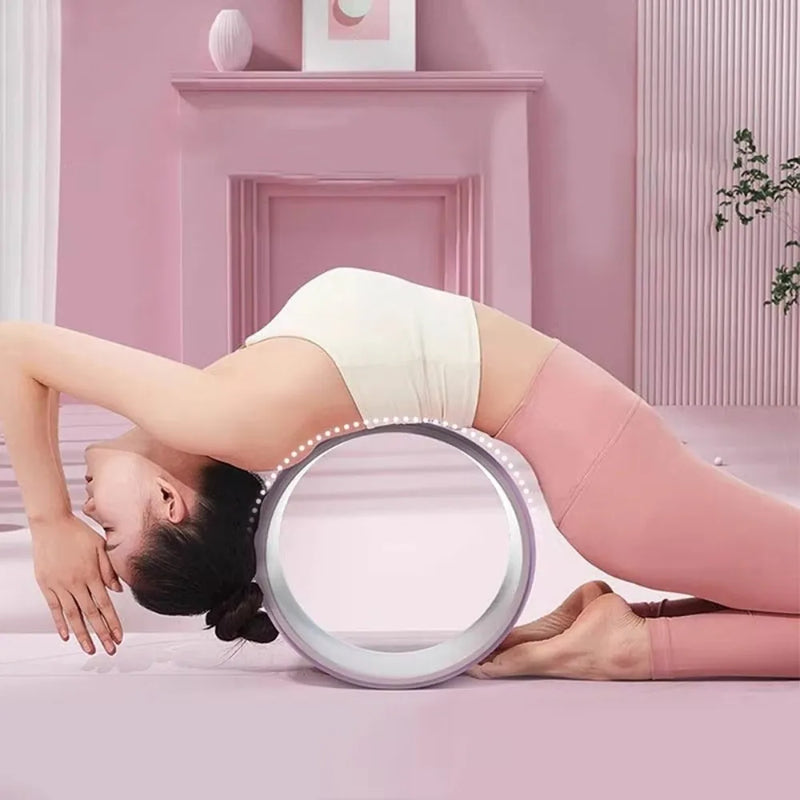 New Muscle Massage Yoga Wheel Back Training Waist Training Fitness Circle Training Tool Multi-Functional Pilates Ring Home Gym