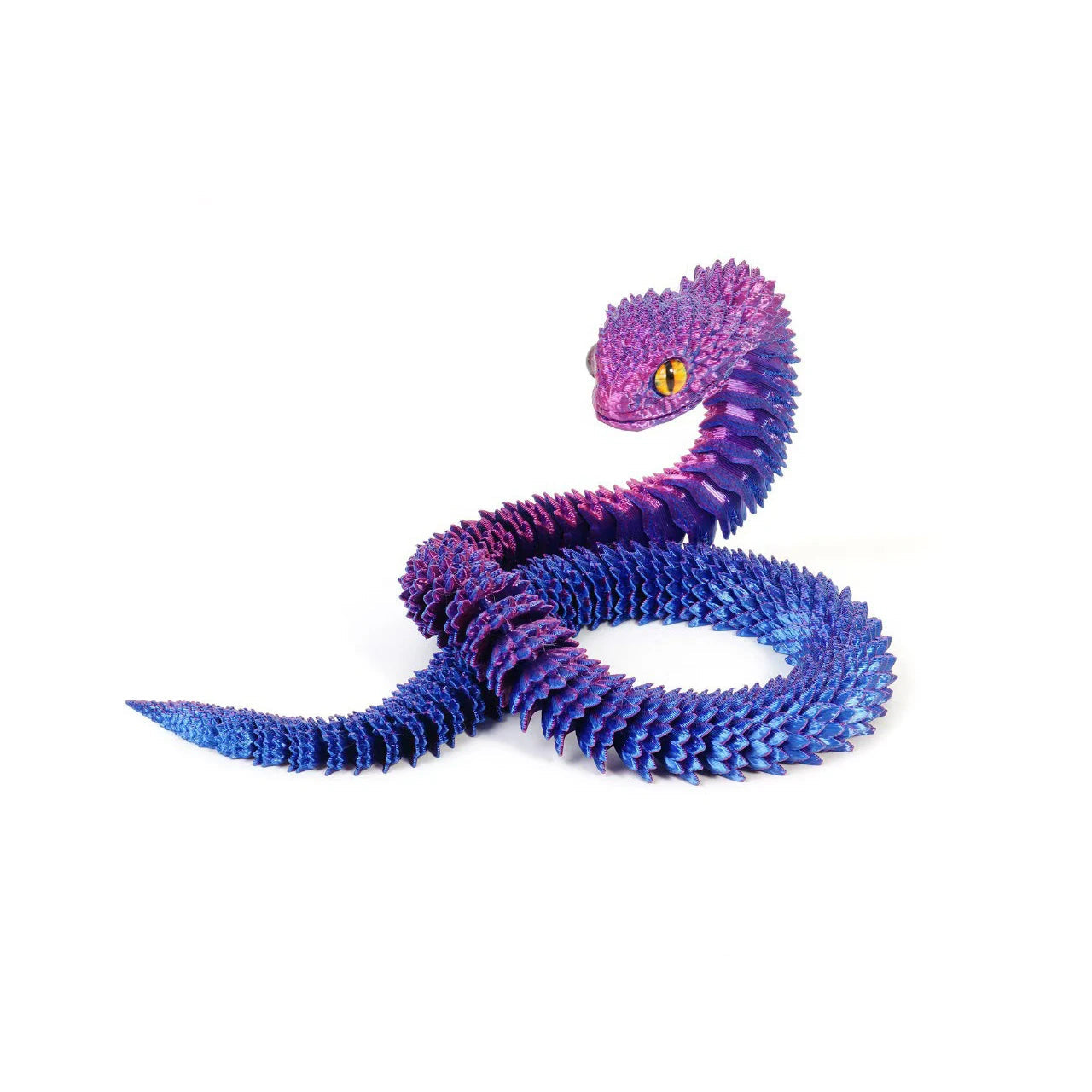 3D Printed Snake Realistic Snake Statue Movable Joint Fidget Toys