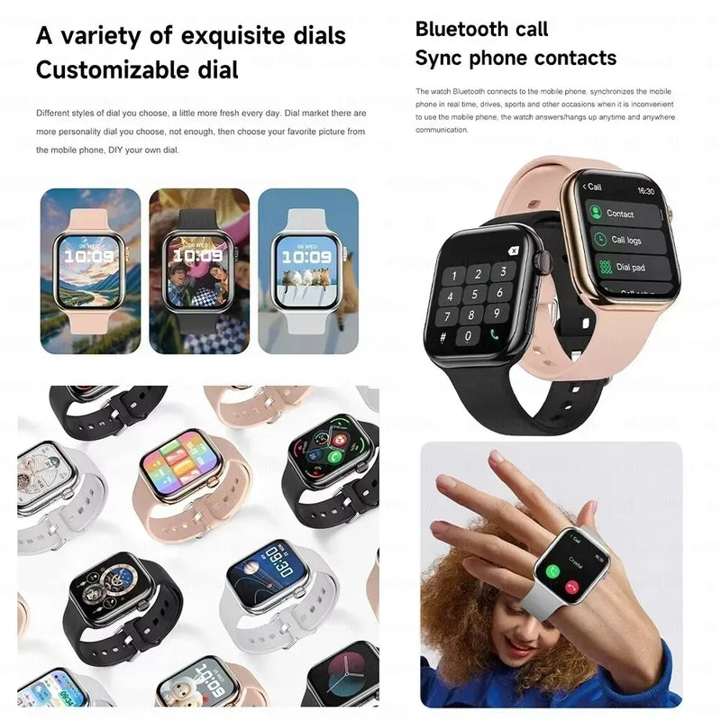 Unisex Smart Watch Series Blood Pressure BT Call NFC, and many more features