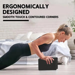 2PCS Yoga Blocks - Made from High-Density Foam, Lightweight, Supportive, And Odor-Free - Essential Yoga Gear for Women, Gym