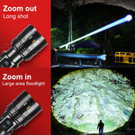 Gondiah Camping 998000000LM Ultra Powerful LED Flashlight, 2000W