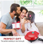CILANDAR 110V&220V Electric Mini Waffles Maker Machine Kitchen Cooking Appliance for Kids Breakfast Dessert Pot
