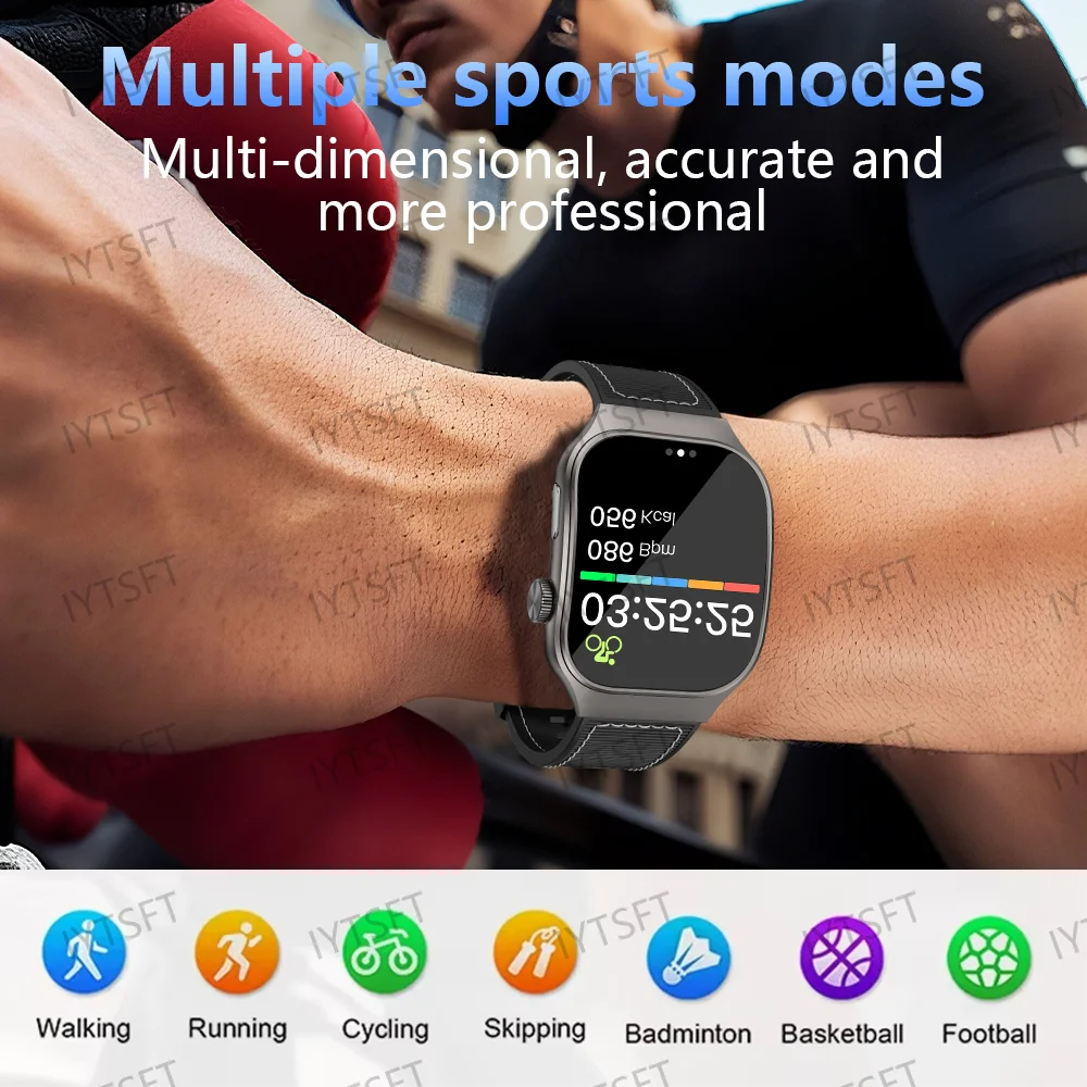 LAXASFIT 2.01 Inch Curved Screen Smart Watch