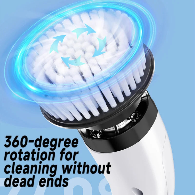 Cordless Household Spin Scrubber Kitchen Gadgets Hairbrushes Bathroom Broom Toilet Multipurpose Cleaning Brush Electric Mops