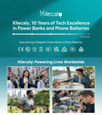 Xilecaly Smart Battery Charger Case For iPhone, Battery Pack Power Bank External Charging Cover For iPhone
