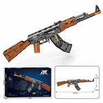 Lego STYLE Toy AK47 Assault Rifle Model Building Blocks Military Army Weapon