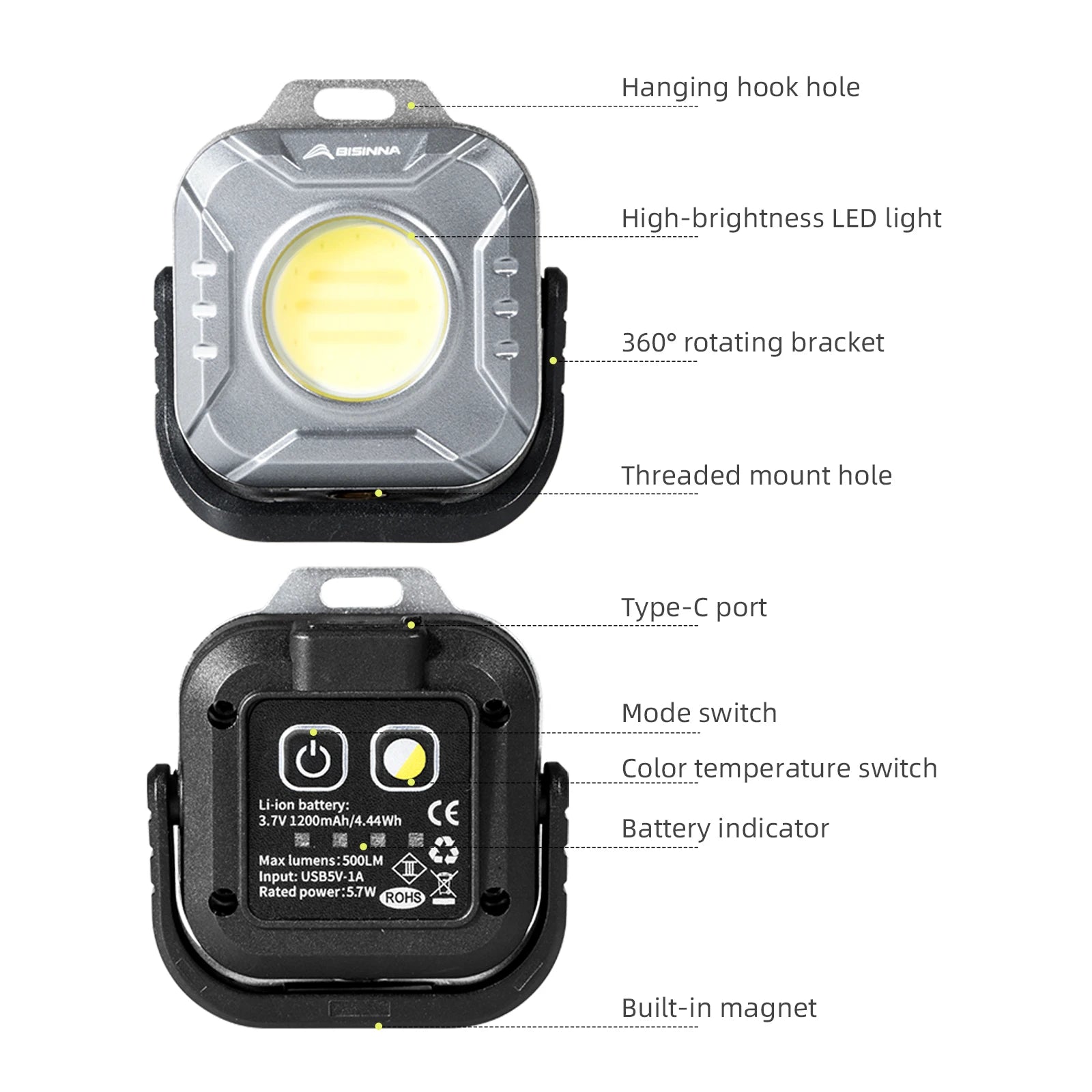 BISINNA Rechargeable Camping Lantern