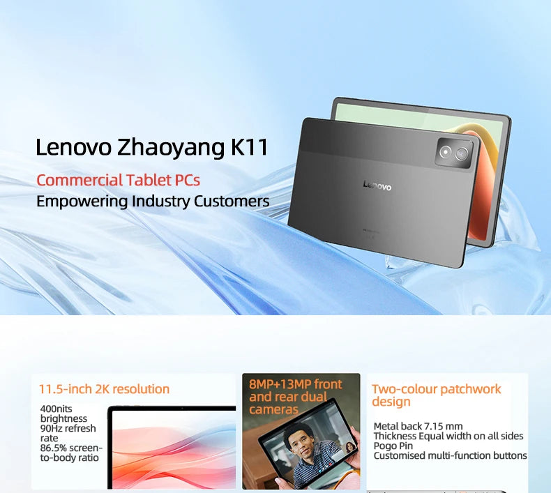 Lenovo K11/Plus Tablet Snapdragon 680 processor 8+256G /6+128 Gray